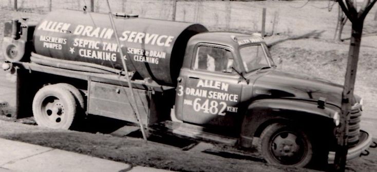 Classic drain service truck
